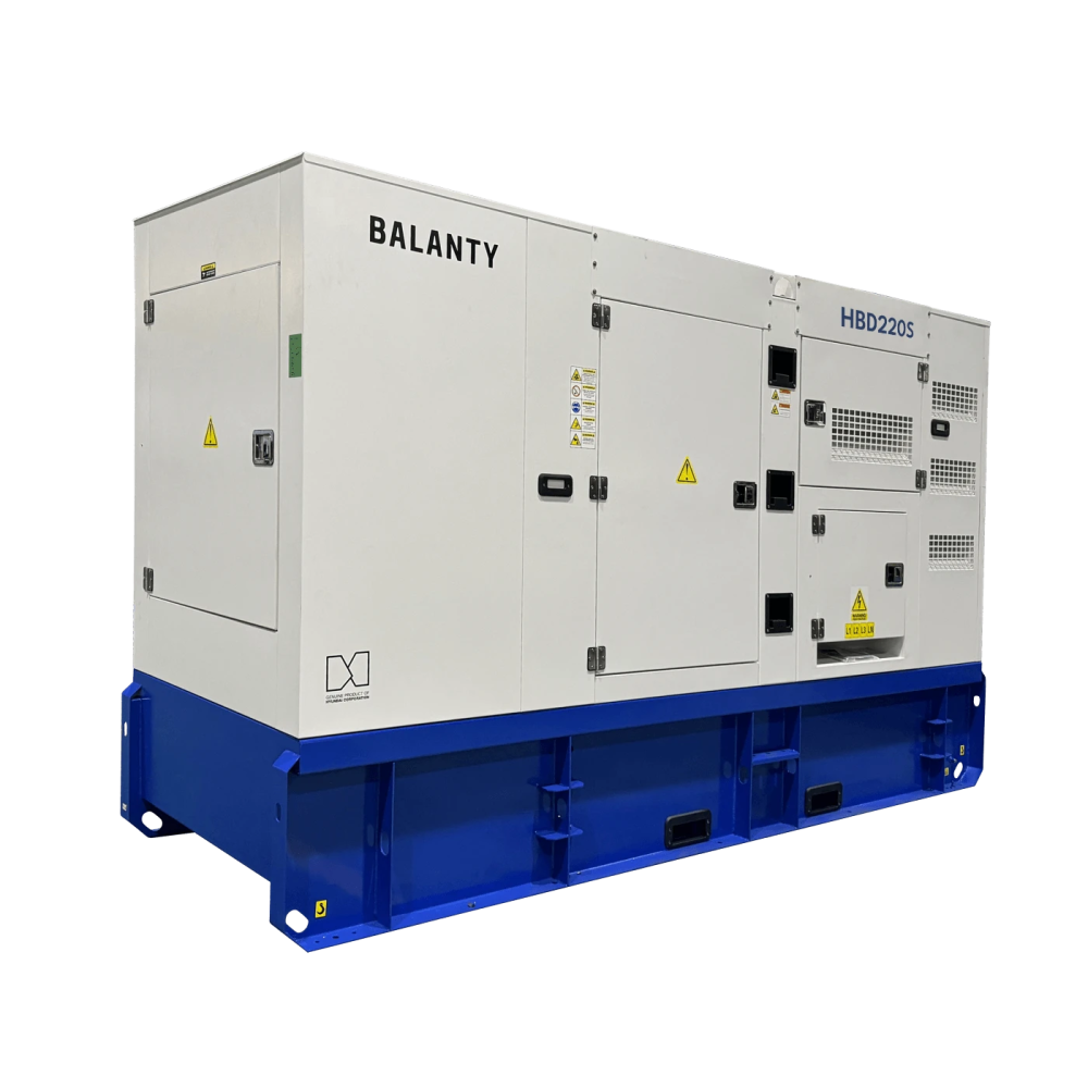 Generator de curent trifazat cu motor diesel Hyundai 176 kW 400V Generator de curent trifazat cu motor diesel Hyundai 176 kW 400V